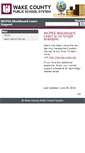 Mobile Screenshot of blackboard.wcpss.net