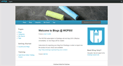 Desktop Screenshot of blogs.wcpss.net