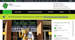 Desktop Screenshot of apexes.wcpss.net